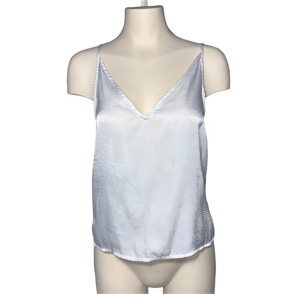 Dynamite Satin V-neck Cami Tank Top - Picture 2 of 14